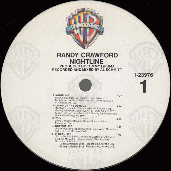 Randy Crawford : Nightline (LP, Album, Win)