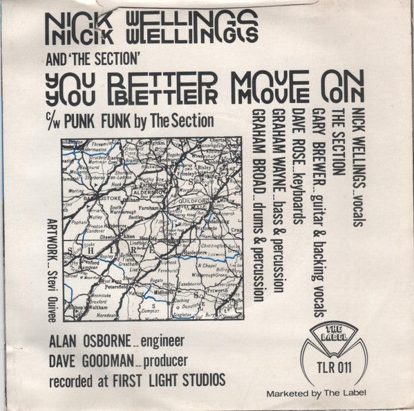 Nick Wellings And The Section / The Section + N. Wellings : You Better Move On / Punk Funk (7", Single)