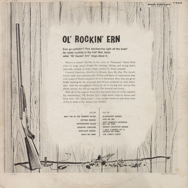 Tennessee Ernie Ford : Ol' Rockin' Ern (LP, Album, Mono, Scr)