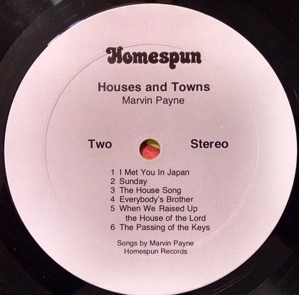 Marvin Payne : Houses And Towns (LP, Album)