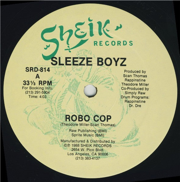 Sleeze Boyz : Robo Cop (12")