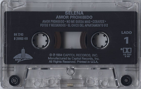 Selena : Amor Prohibido (Cass, Album, Wax)