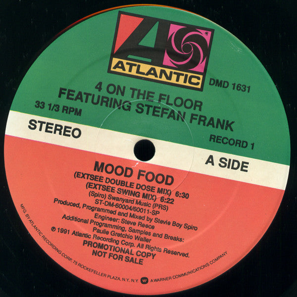 4 On The Floor* : Mood Food (2x12", Promo)