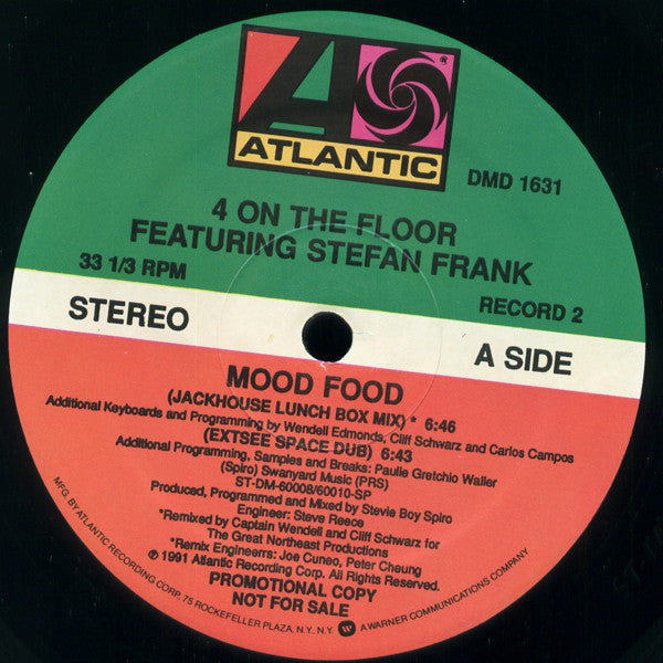 4 On The Floor* : Mood Food (2x12", Promo)