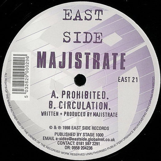 Majistrate : Prohibited / Circulation (12")