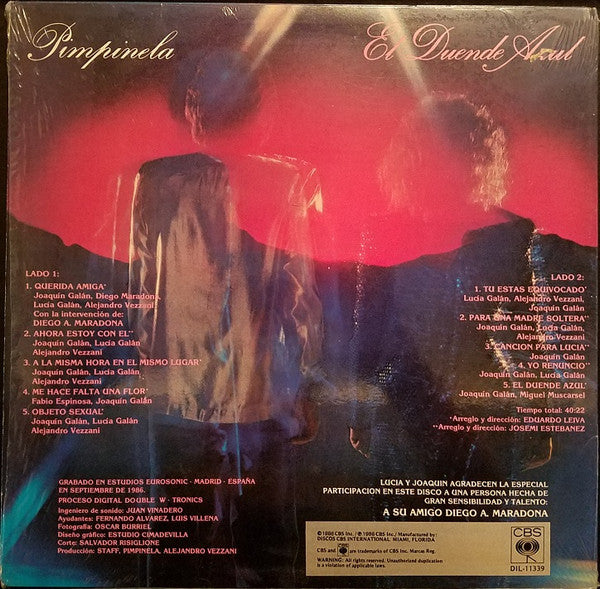 Pimpinela : El Duende Azul (LP, Album)