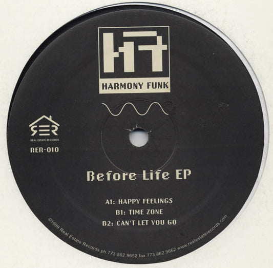 Harmony Funk : Before Life (12")