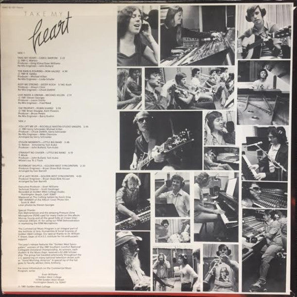 Various : Take My Heart - Commercial Music / Recording Arts - 1981  (LP, Comp)