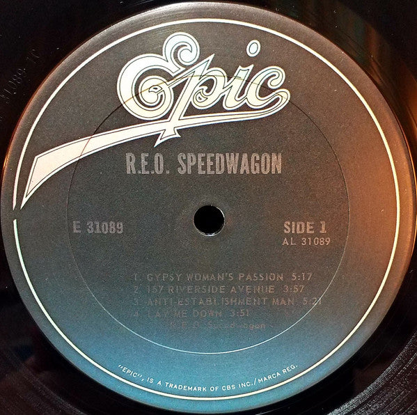 R.E.O. Speedwagon* : R.E.O. Speedwagon (LP, Album, RE)