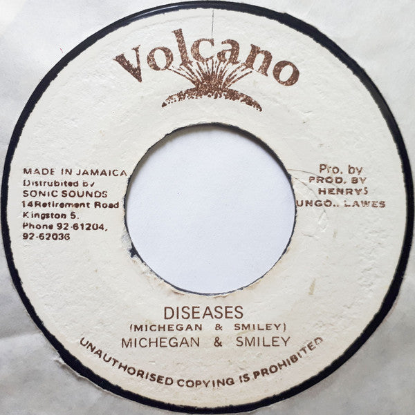 Michigan & Smiley : Diseases (7")