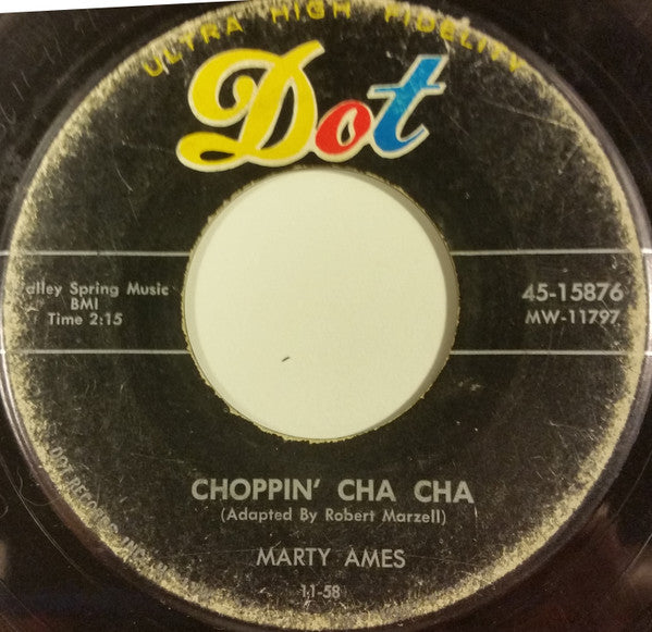 Marty Ames : Rock A Bye Cha Cha (7", Single)