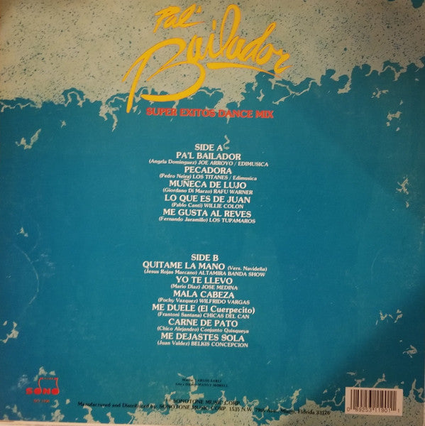 Various : Pal' Bailador Super Exits Dance Mix (LP, Comp, P/Mixed)