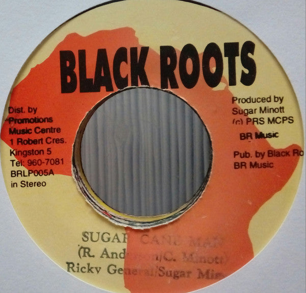 Ricky General, Sugar Minott : Sugar Cane Man (7", Single, M/Print, RP)