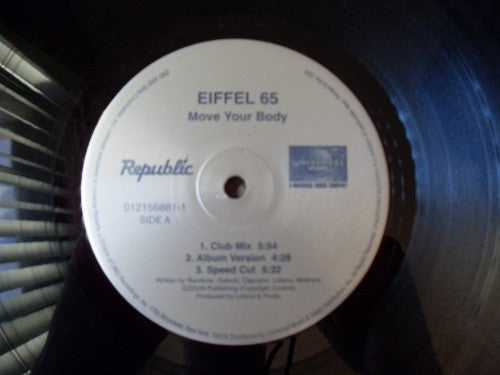 Eiffel 65 : Move Your Body (12", Maxi)