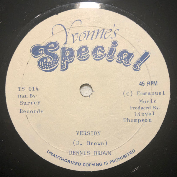 Dennis Brown : My Love (12", Single)