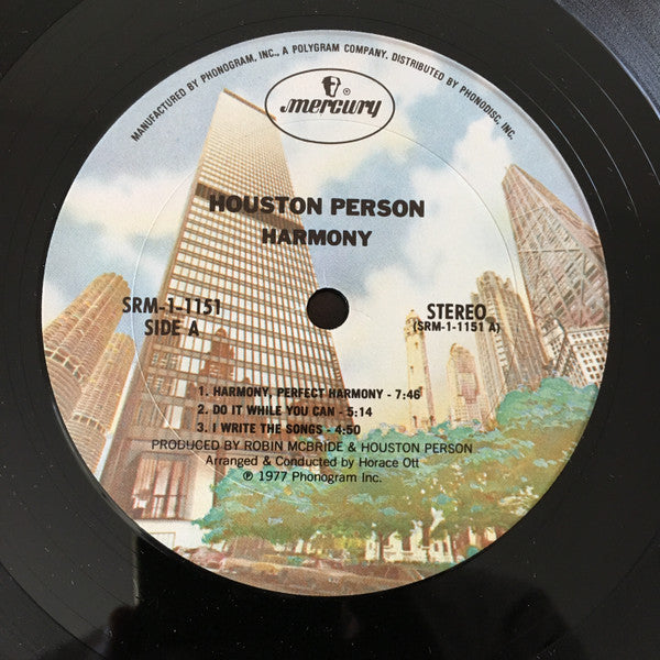 Houston Person : Harmony (LP, Album)