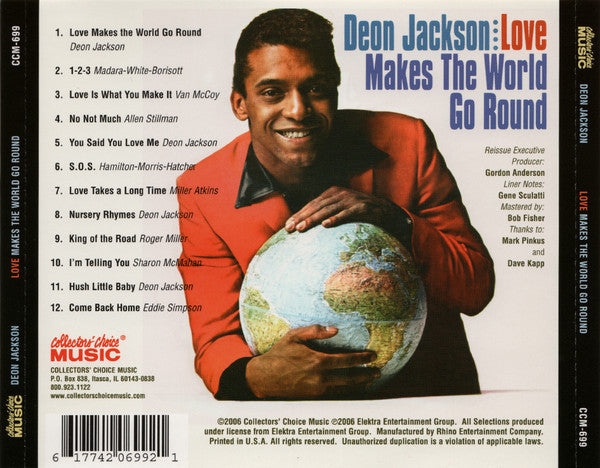 Deon Jackson : Love Makes The World Go Round (CD, Album, RE)