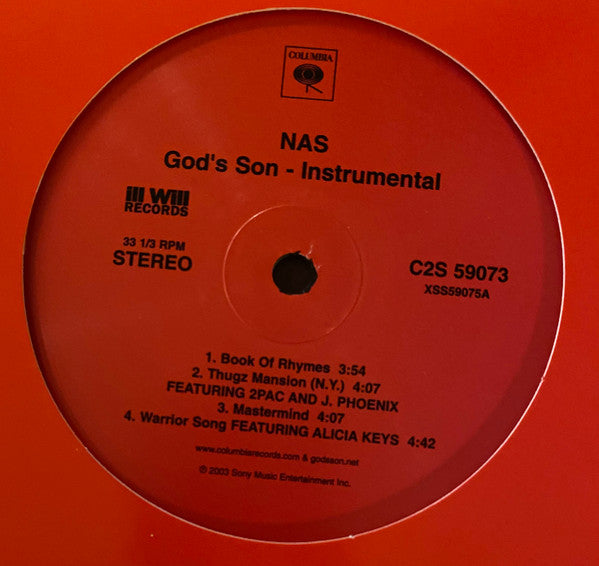 Nas : God's Son (Instrumental) (2xLP, Album)