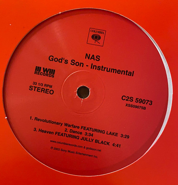 Nas : God's Son (Instrumental) (2xLP, Album)