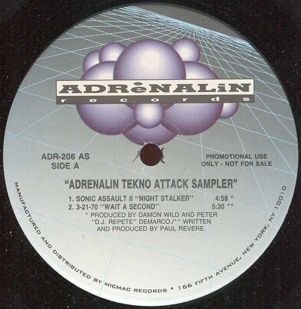 Various : Adrenalin Tekno Attack Sampler (12", Promo, Smplr)