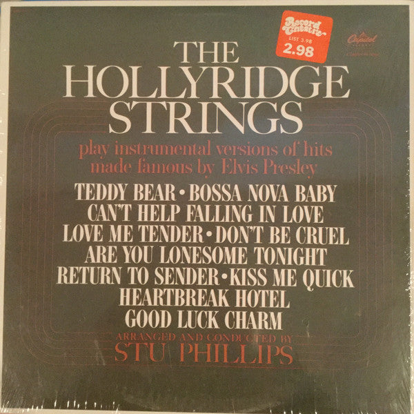 The Hollyridge Strings : Play Hit Songs Made Famous By Elvis Presley (LP, Album, RE)