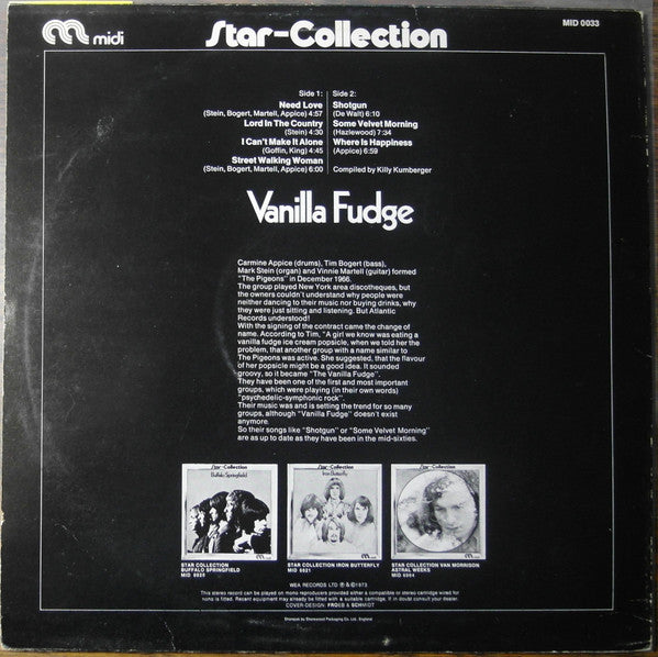 Vanilla Fudge : Star-Collection (LP, Comp, RE)