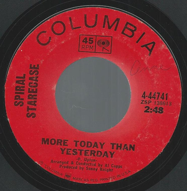 Spiral Starecase : More Today Than Yesterday / Broken-Hearted Man (7", Single)