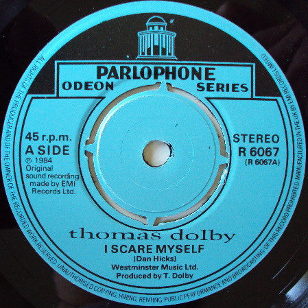 Thomas Dolby : I Scare Myself (7", Single)