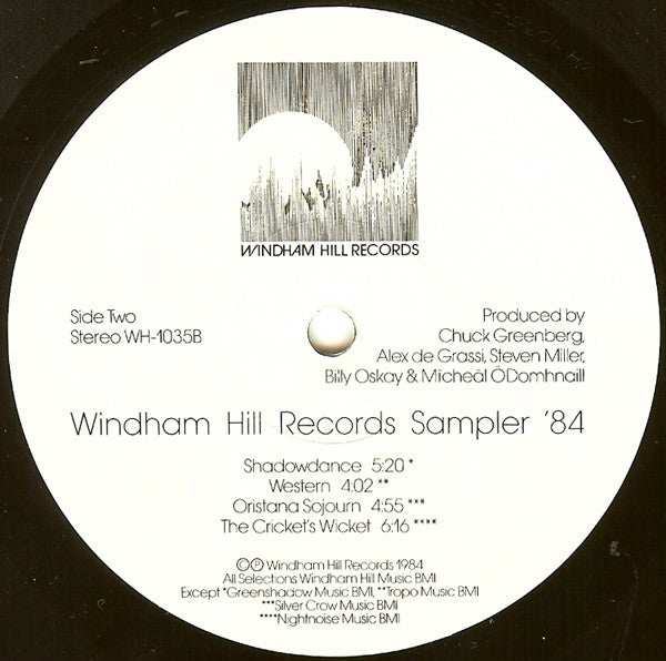 Various : Windham Hill Records Sampler '84 (LP, Smplr)