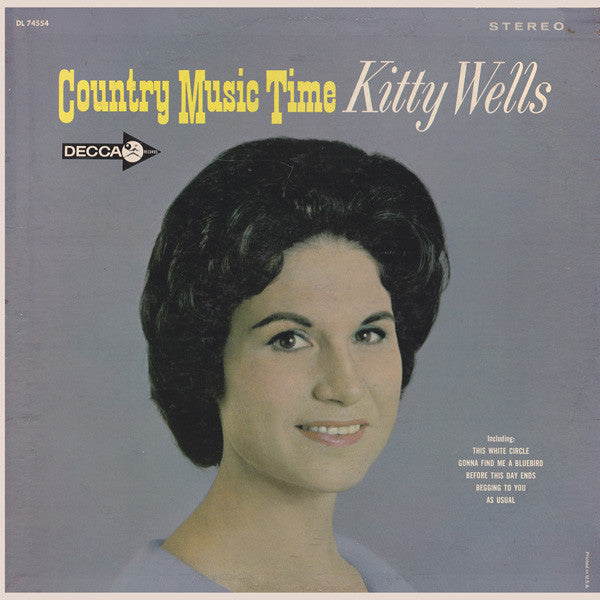 Kitty Wells : Country Music Time (LP, Album, RP, Ind)