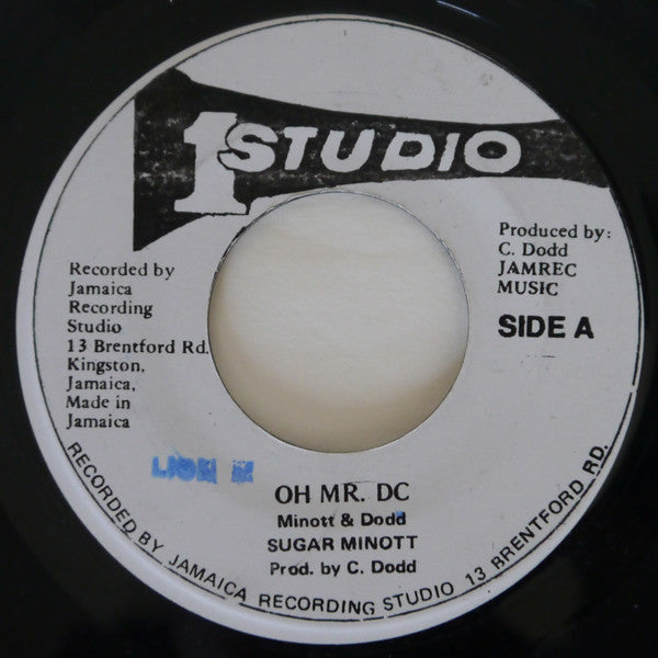 Sugar Minott / Sugar Minott & Sound Dimension : Oh Mr. DC / DC Part 2 (7", RP)