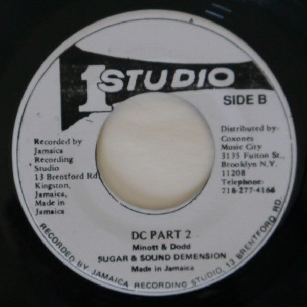 Sugar Minott / Sugar Minott & Sound Dimension : Oh Mr. DC / DC Part 2 (7", RP)