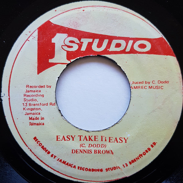 Dennis Brown : Easy Take It Easy (7", Single, RE)