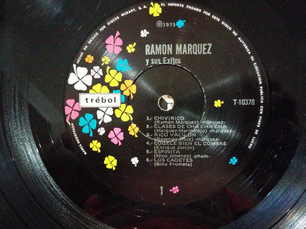 Ramón Márquez : Ramón Márquez Y Sus Éxitos (LP, Comp, Mono)