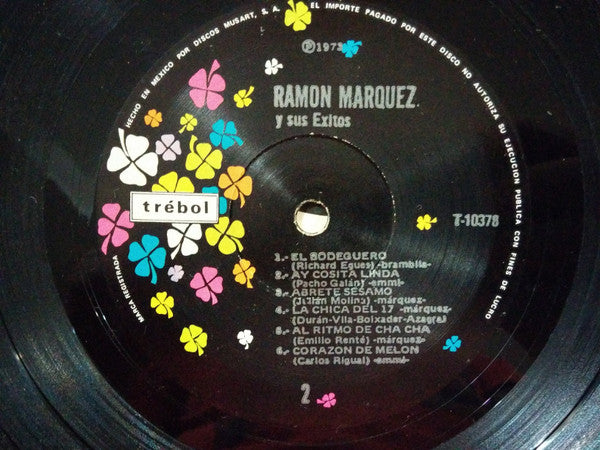 Ramón Márquez : Ramón Márquez Y Sus Éxitos (LP, Comp, Mono)