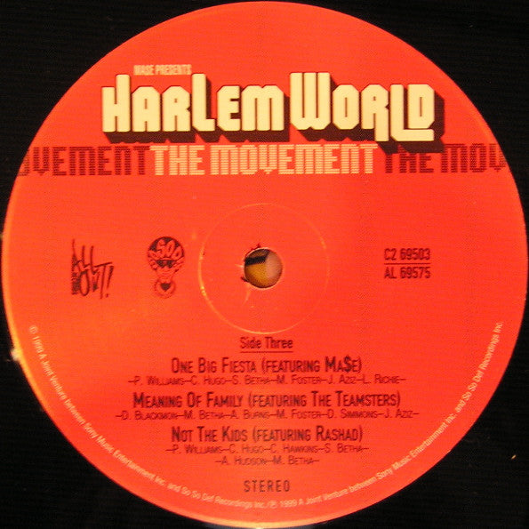 Mase Presents Harlem World : The Movement (2xLP, Album)