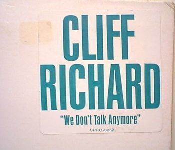 Cliff Richard : We Don't Talk Anymore (12", Promo)