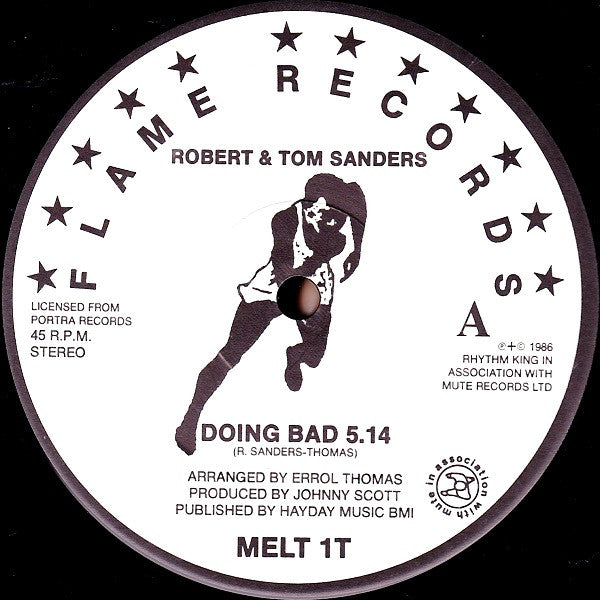 Robert & Tom Sanders : Doing Bad (12")