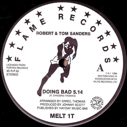 Robert & Tom Sanders : Doing Bad (12")