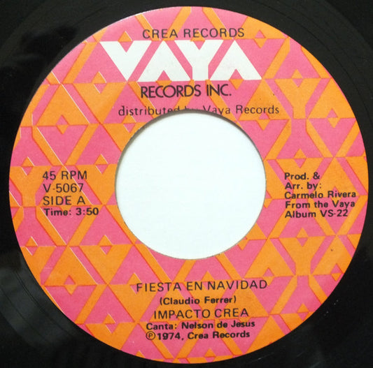 Impacto Crea : Fiesta En Navidad (7", Single)