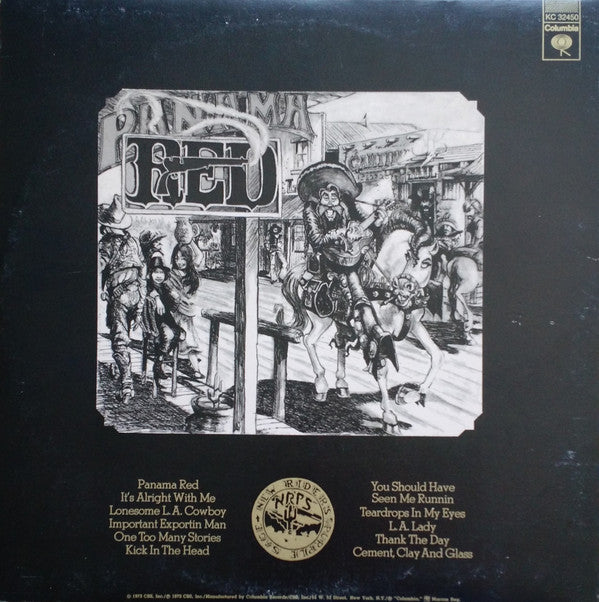 New Riders Of The Purple Sage : The Adventures Of Panama Red (LP, Album, Gat)