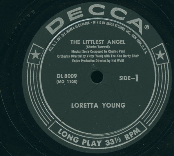 Loretta Young / Gregory Peck (3) : The Littlest Angel / Lullaby Of Christmas (LP)