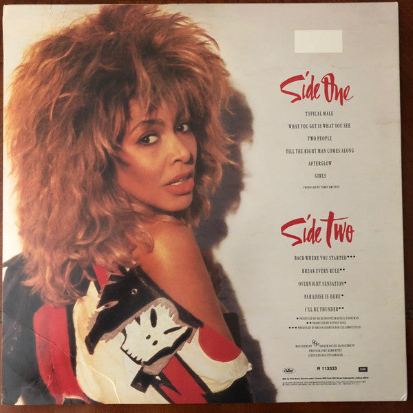 Tina Turner : Break Every Rule (LP, Album, Club, RCA)