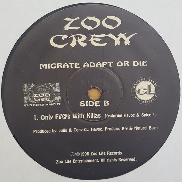 Zoo Crew : Migrate Adapt Or Die (12", EP)