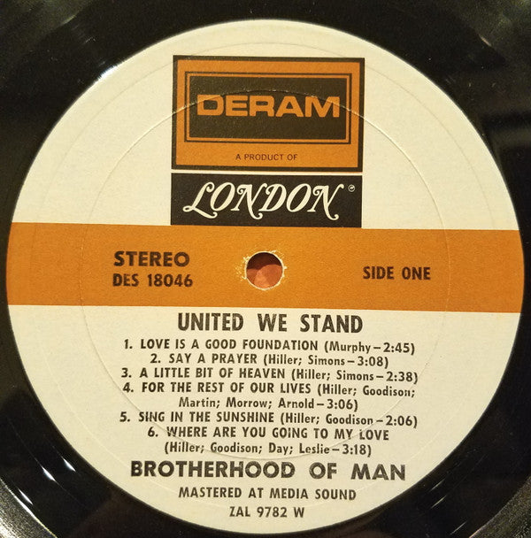 Brotherhood Of Man : United We Stand (LP, Album)