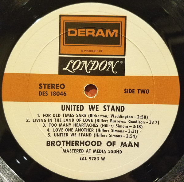 Brotherhood Of Man : United We Stand (LP, Album)