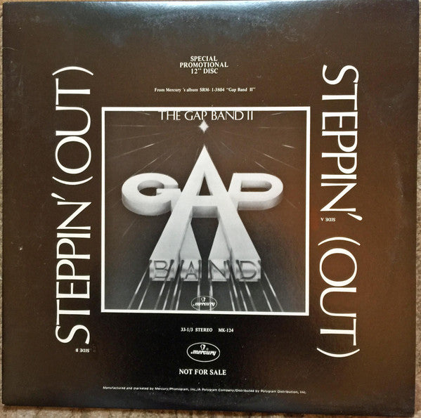 The Gap Band : Steppin' (Out) (12", Promo)