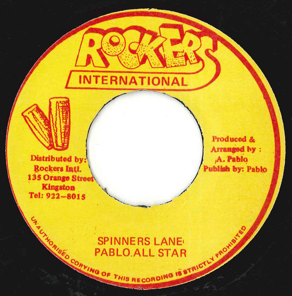 Tetrack / Pablo All Stars : Let's Get Started / Spinners Lane (7", RP)