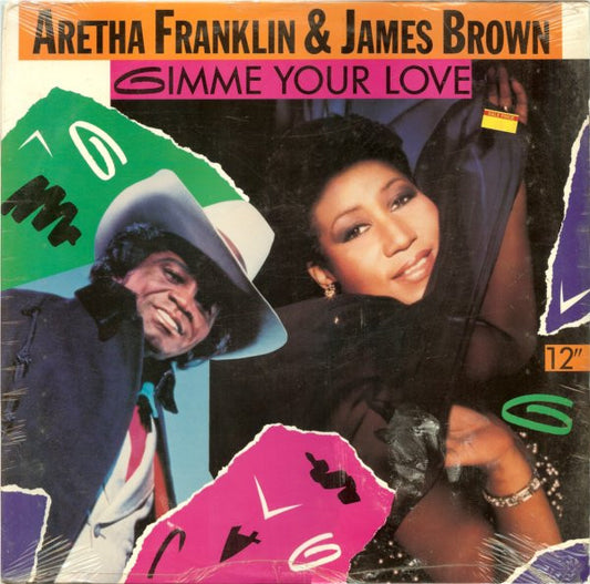 Aretha Franklin & James Brown : Gimme Your Love (12", Single)