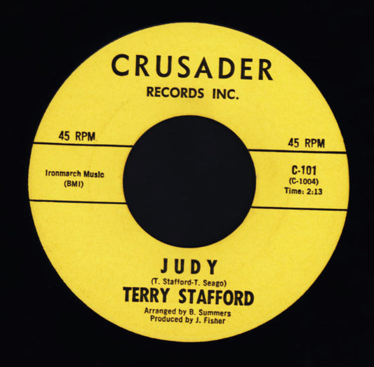 Terry Stafford : Suspicion / Judy (7", Single, Mono)